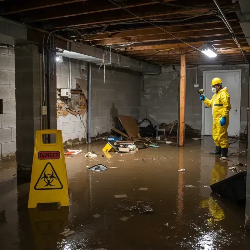 Flooded Basement Electrical Hazard in Iron County, UT Property